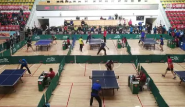 2019年中蒙“一带一路”乒乓球邀请赛暨拉开战幕
