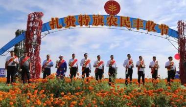 兴安盟扎赉特旗 农民欢天喜地庆丰收